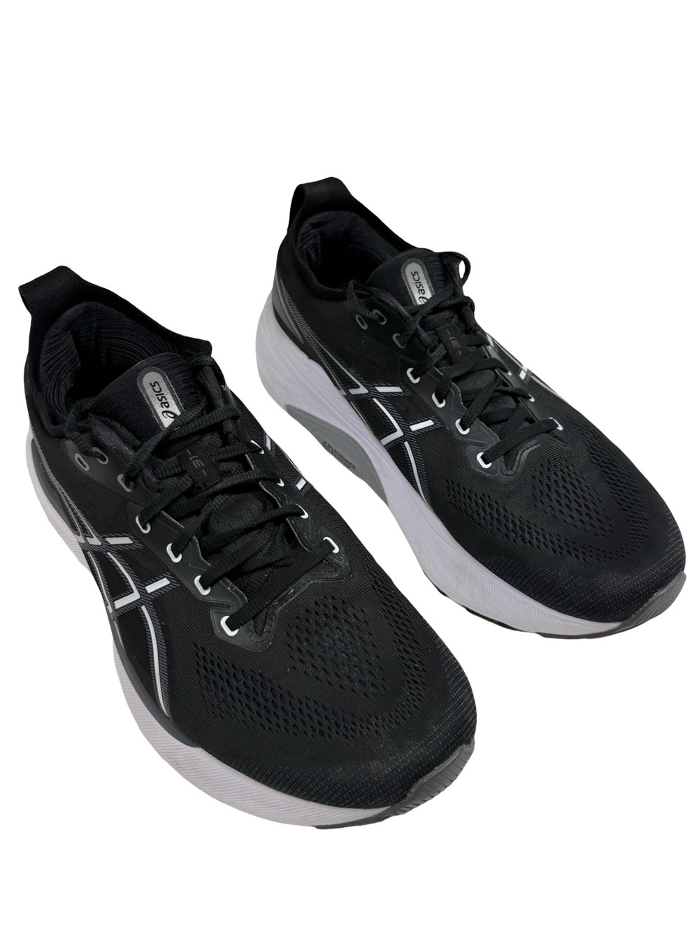 ASICS Gel-Kayano 31 Mens 11.5 4E Extra Wide Black White Stability Shoes 1011B868